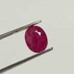 4.10 Cts Natural Mozambique Ruby Gemstone Oval Cut 9.8*7.7 MM R37