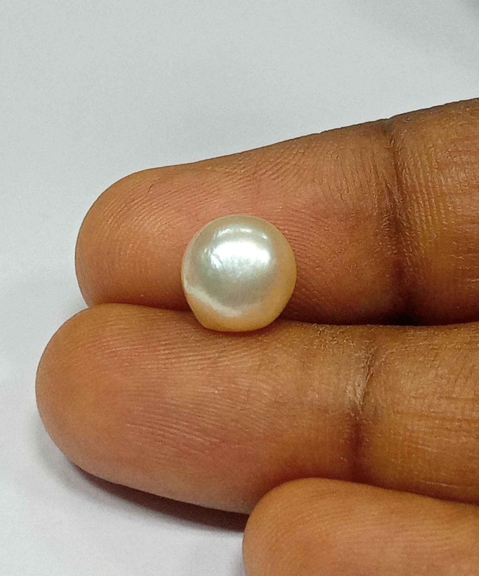5_9250e1e1-45c9-4bf2-a108-f8a4111f5142 3.20 Cts Fresh Water Pearl Natural China Round Shape 8.5*8.1 MM P62