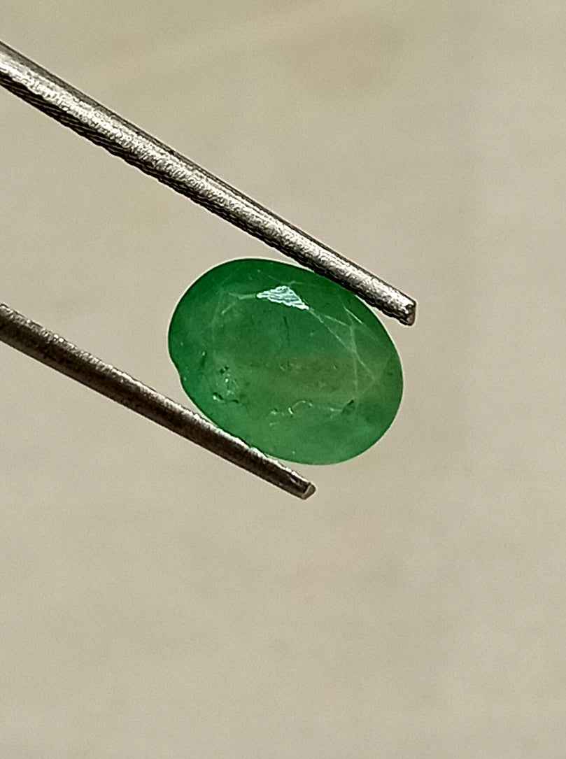 5_c938cbfa-05c3-48fb-96a5-0696a579402b 2.45 Cts Natural Zambian Emerald Gemstone Oval Cut 9.7*7.3 MM EM91
