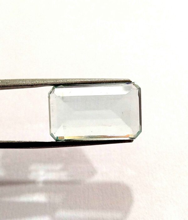 19.45 Cts Natural Brazil Aquamarine Gemstone Emerald Cut 20*12.3 MM AQ11 WATCH VIDEO