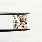 2.50 Cts Certified Princess Cut 7 MM Lab Grown Diamond Solitaire WATCH VIDEO