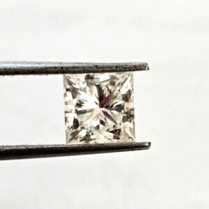 2.50 Cts Certified Princess Cut 7 MM Lab Grown Diamond Solitaire WATCH VIDEO