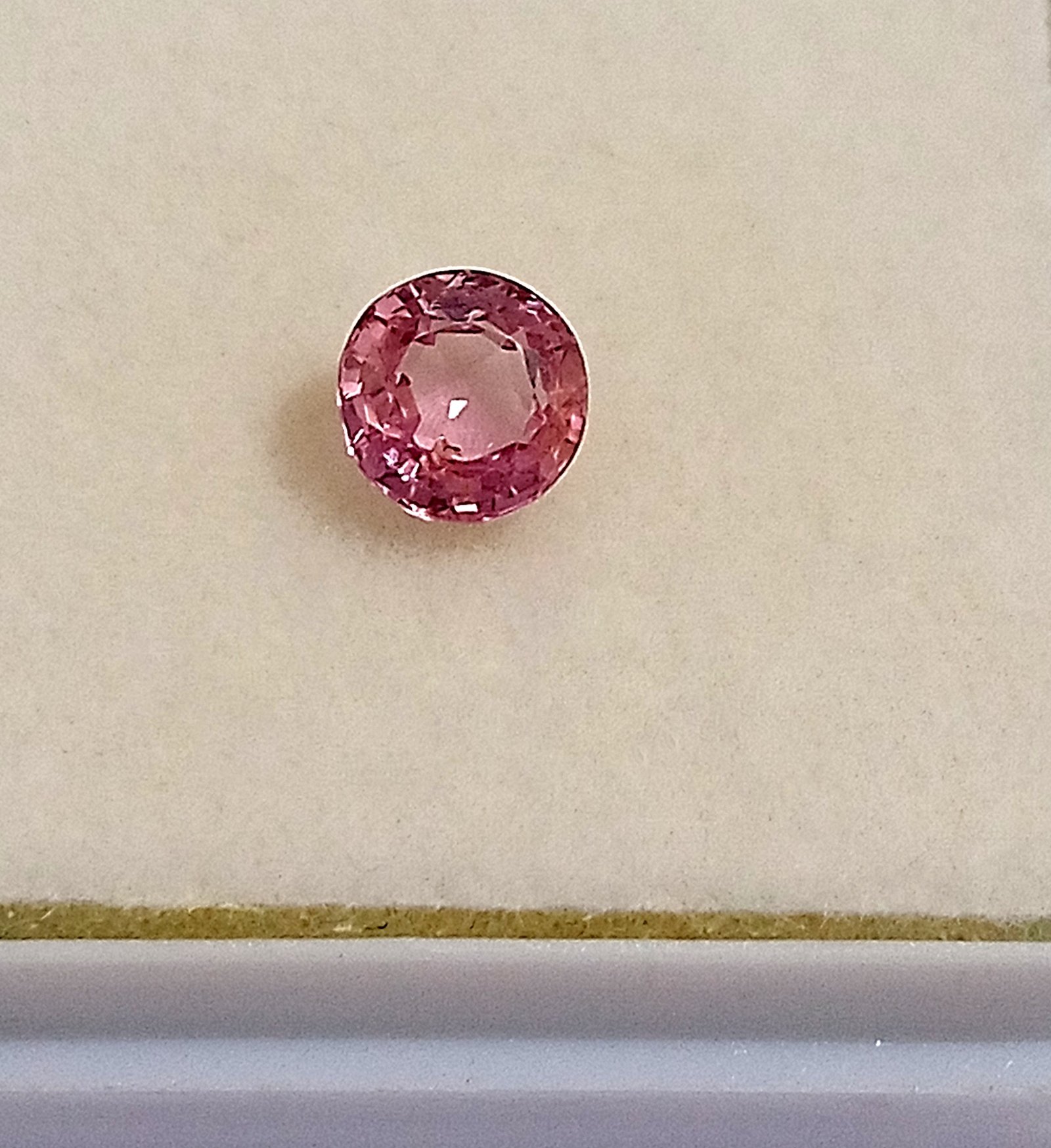 0.68 Cts Ceylon Spinel Gemstone Pink Round Cut 5.1*5.1 MM SP9 - Image 5