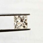 2.50 Cts Certified Princess Cut 7 MM Lab Grown Diamond Solitaire WATCH VIDEO