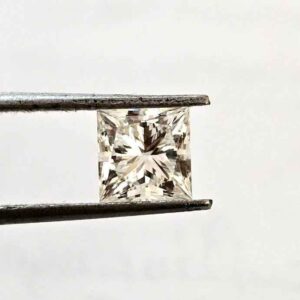 2.50 Cts Certified Princess Cut 7 MM Lab Grown Diamond Solitaire WATCH VIDEO