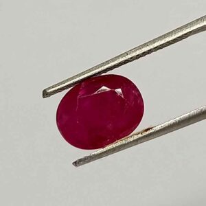 3.80 Cts Natural Mozambique Red Ruby Gemstone Oval Cut 10.5*8.1 MM R43