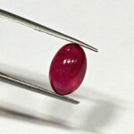 3.80 Cts Natural Myanmar Red Ruby Gemstone Oval Cabochon 10.5*7.1 MM R419