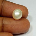 3.70 Cts Fresh Water Pearl Natural China Round Shape 9.5*8.3 MM P55
