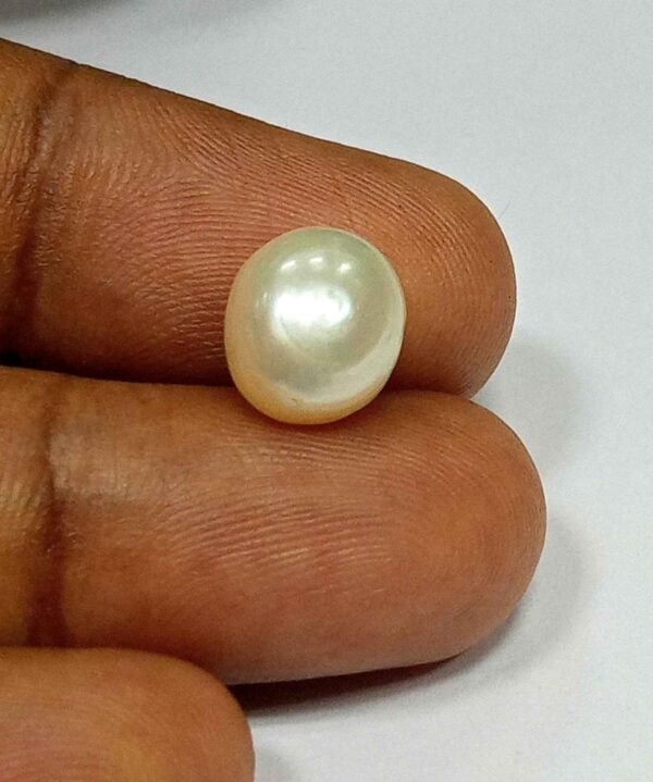 3.70 Cts Fresh Water Pearl Natural China Round Shape 9.5*8.3 MM P55