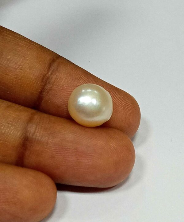 4.80 Cts Fresh Water Pearl Natural China Round Shape 10*9.7 MM P43 WATCH VIDEO