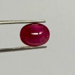 3.80 Cts Natural Mozambique Red Ruby Gemstone Oval Cut 10.5*8.1 MM R43