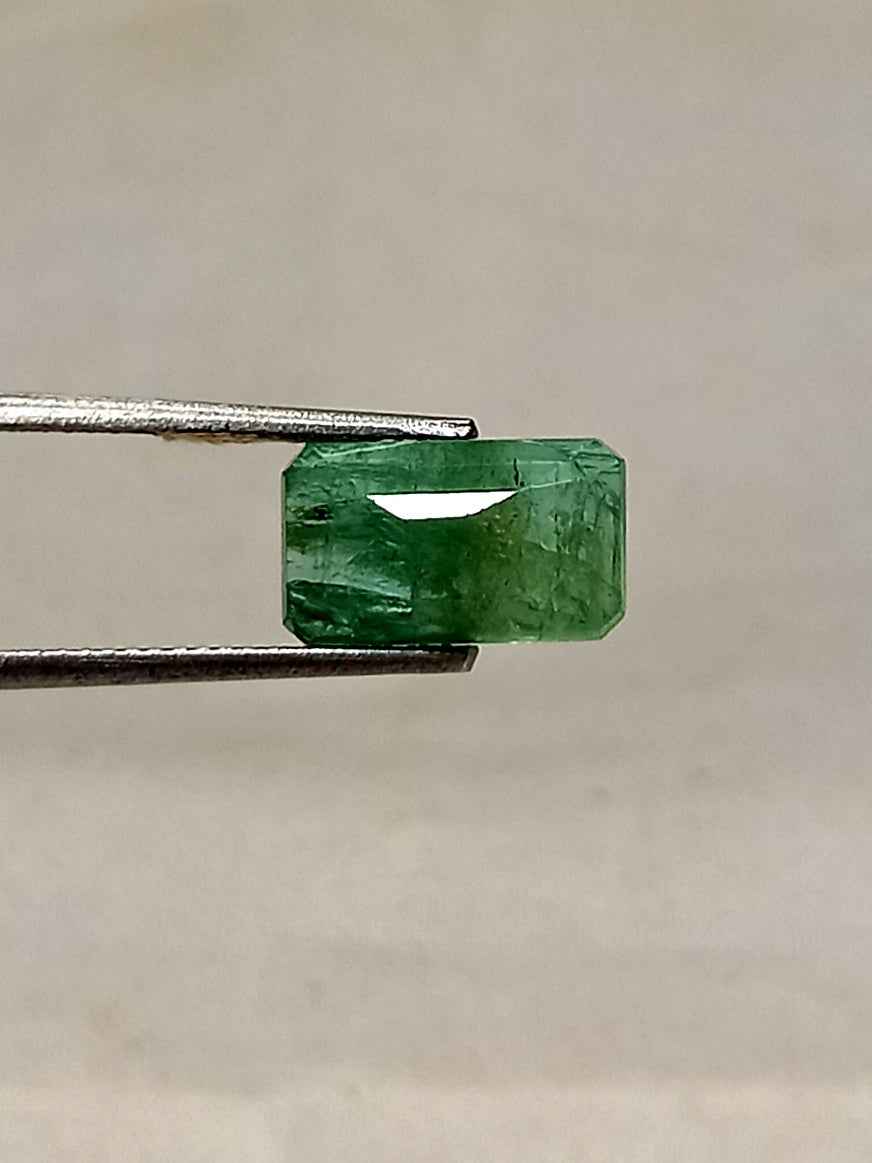 7_024cfd3c-a14a-4e85-9301-44cf674fc172 3.30 Cts Natural Zambian Emerald Gemstone Octagon Cut 11.9*7 MM EM310