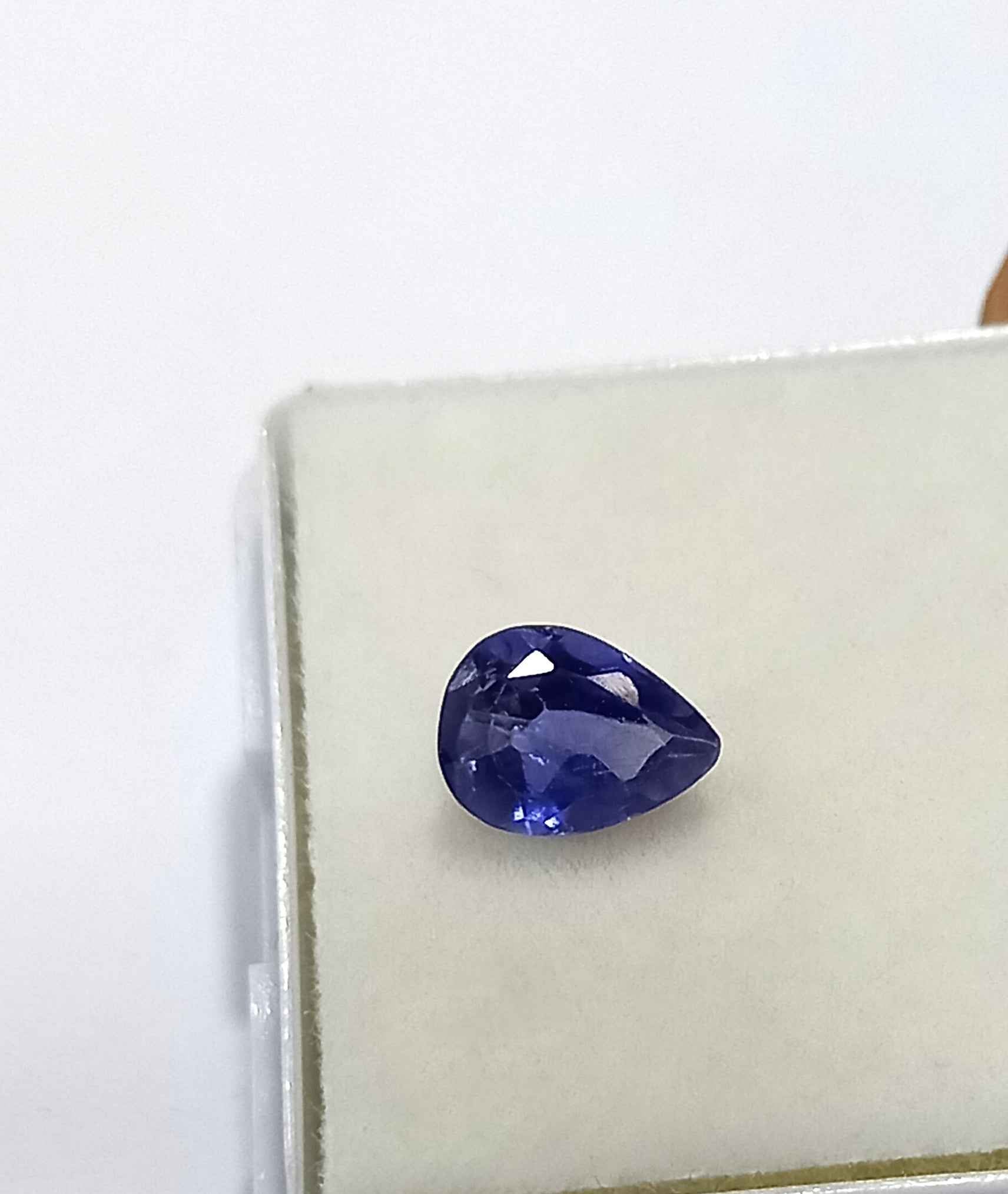 1.20 Cts Natural Sri Lankan Blue Sapphire Gemstone Pear Cut 7.7*5.8 MM BS292