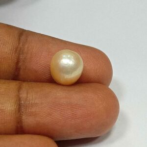 3.45 Cts Fresh Water Pearl Natural China Round Shape 8.2*7.8 MM P63
