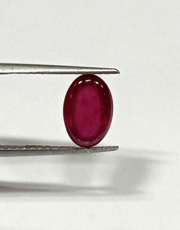 3.80 Cts Natural Myanmar Red Ruby Gemstone Oval Cabochon 10.5*7.1 MM R419