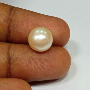 4.35 Cts Fresh Water Pearl Natural China Round Shape 9.2*9.1 MM P56
