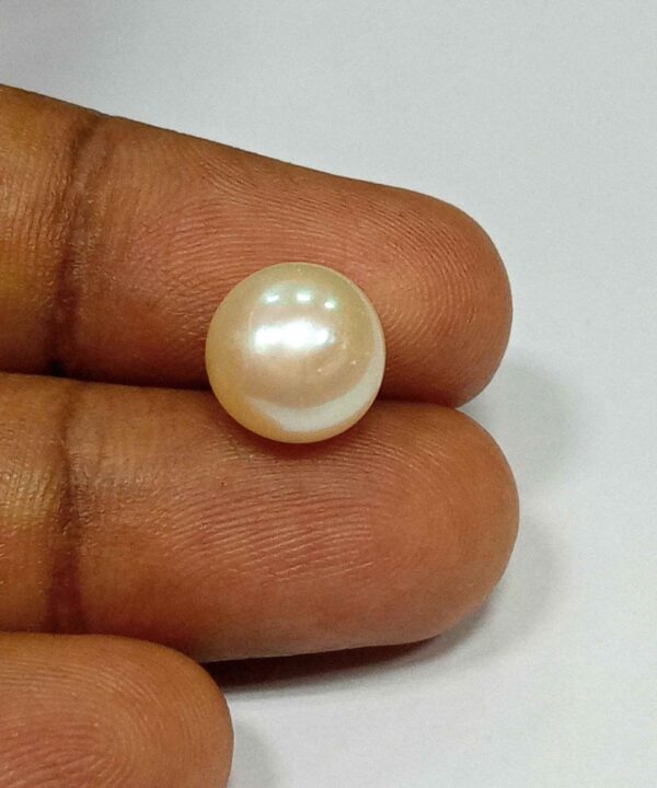 4.35 Cts Fresh Water Pearl Natural China Round Shape 9.2*9.1 MM P56