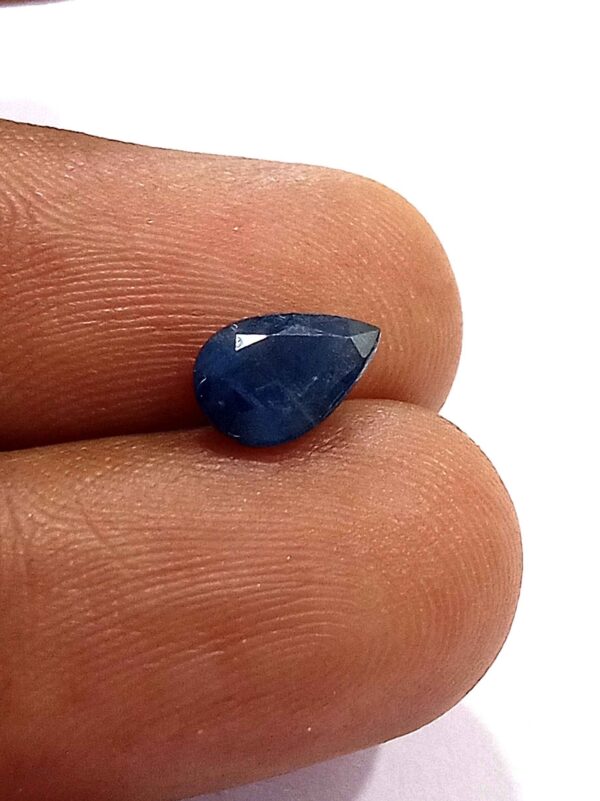 1.00 Cts Natural Burma Blue Sapphire Gemstone Pear Cut 7.3*5 MM BS74