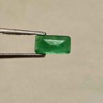 1.30 Cts Natural Zambian Emerald Gemstone Emerald Cut 9.0*4.5 MM EM408