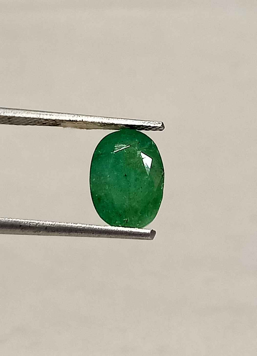 3.75 Cts Oval Cut Natural Zambian Emerald Gemstone 10.8*7.7 MM EM234