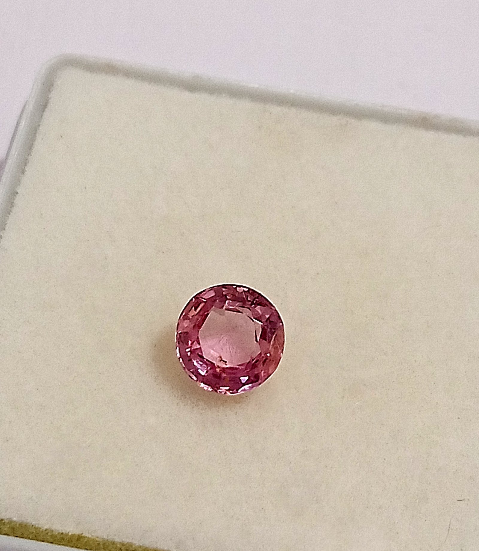 0.68 Cts Ceylon Spinel Gemstone Pink Round Cut 5.1*5.1 MM SP9 - Image 7