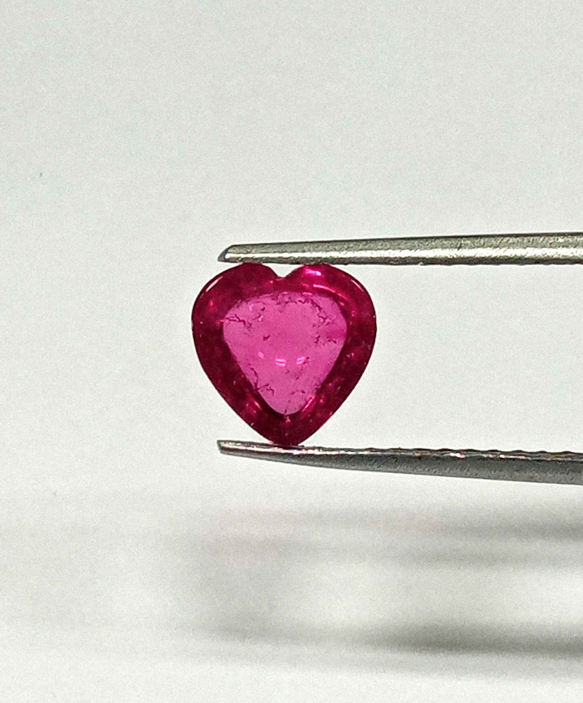 8_1df1317b-3691-4faf-9660-723569275801 2.30 Cts Certified Natural Sri Lanka Red Ruby Gemstone Heart Shape 7.9*7.9 MM R412