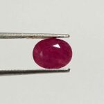4.10 Cts Natural Mozambique Ruby Gemstone Oval Cut 9.8*7.7 MM R37