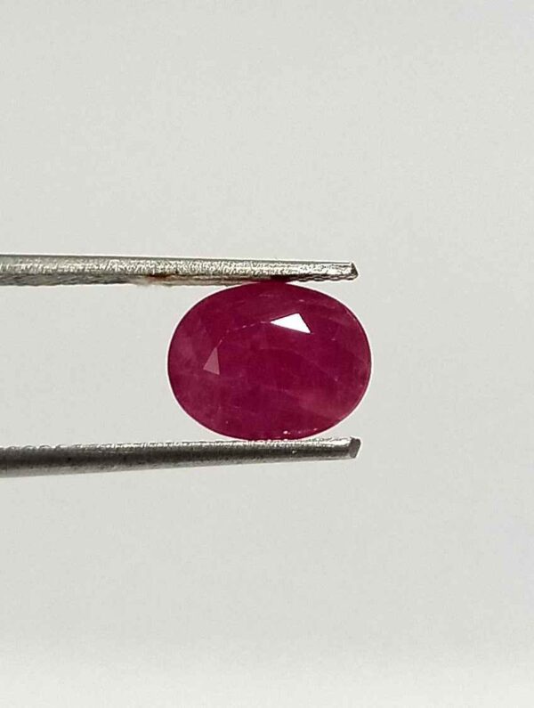 4.10 Cts Natural Mozambique Ruby Gemstone Oval Cut 9.8*7.7 MM R37