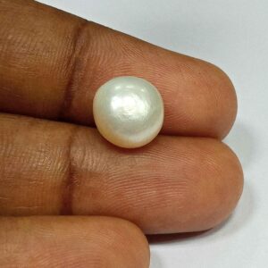 4.45 Cts Fresh Water Pearl Natural China Round Shape 9.6*9.3 MM P57