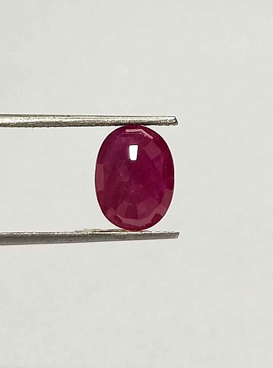 8_7ad4b502-fa36-4b25-abca-c92f1b49a855 4.45 Cts Natural Mozambique Red Ruby Gemstone Oval Cut 11.2*8.5 MM R53