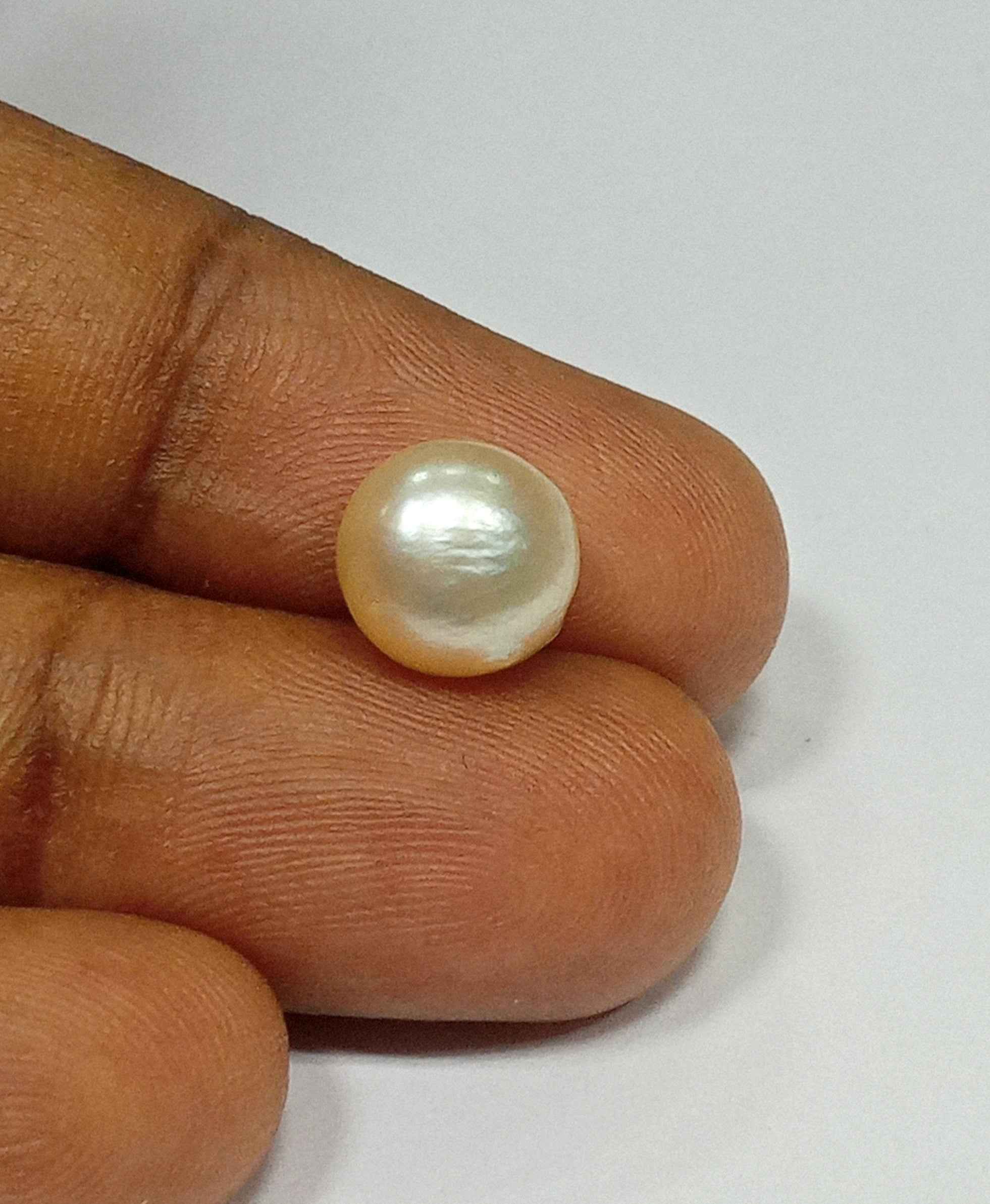 8_89d61603-4504-4bc7-ae61-a31c9adfd5cc 3.20 Cts Fresh Water Pearl Natural China Round Shape 8.5*8.1 MM P62
