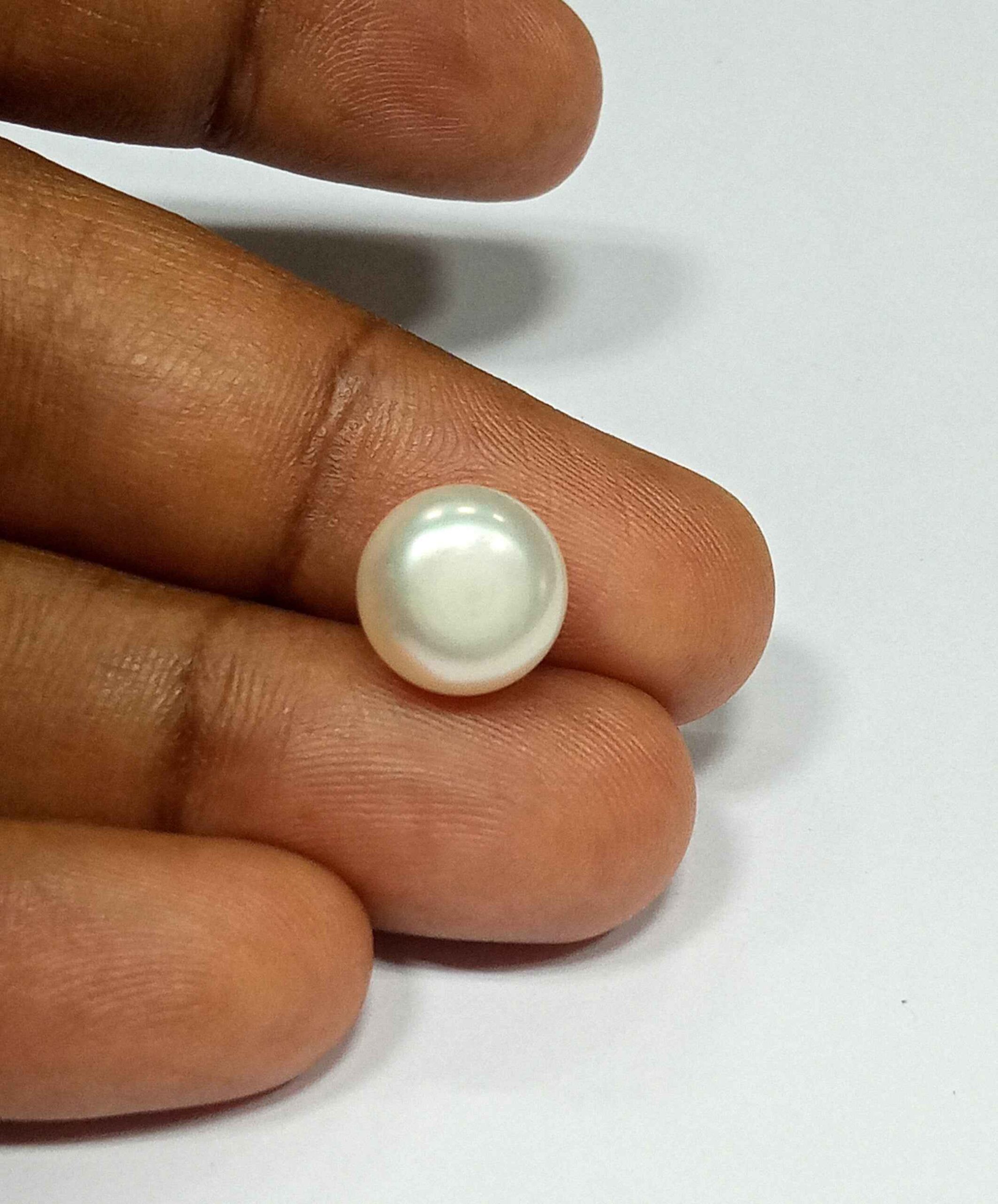 5.15 Cts Fresh Water Pearl Natural China Round Shape 9.6*9.6 MM P37 WATCH VIDEO