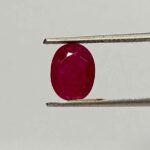 3.80 Cts Natural Mozambique Red Ruby Gemstone Oval Cut 10.5*8.1 MM R43