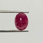 4.10 Cts Natural Mozambique Ruby Gemstone Oval Cut 9.8*7.7 MM R37