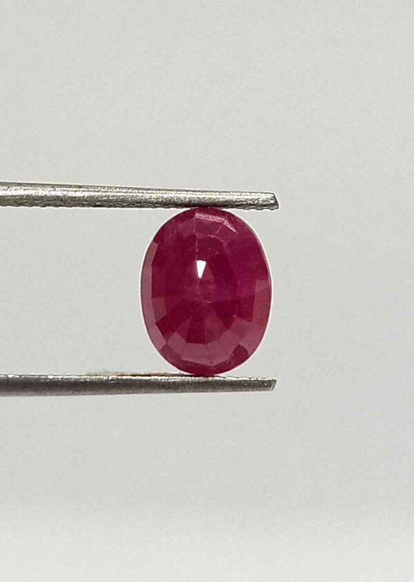4.10 Cts Natural Mozambique Ruby Gemstone Oval Cut 9.8*7.7 MM R37