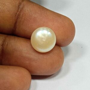 3.60 Cts Fresh Water Pearl Natural China Round Shape 9.7*9.5 MM P54