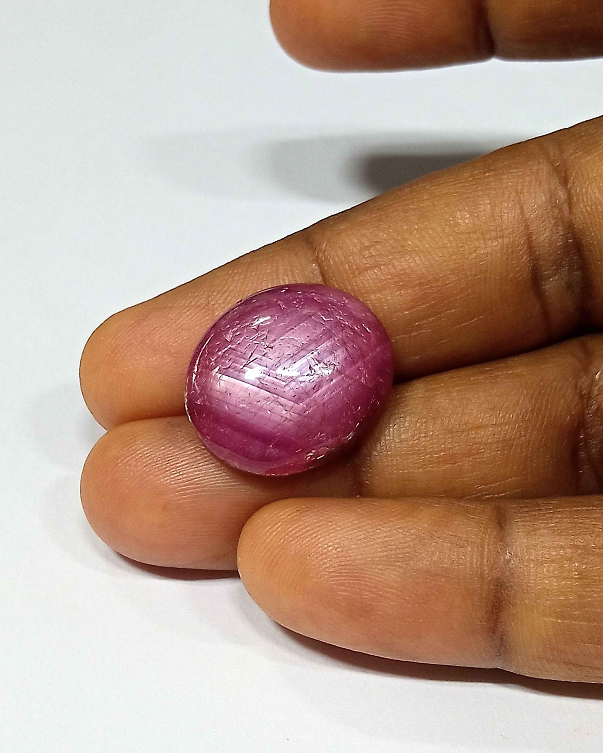 21.85 Cts Natural Myanmar Red Ruby Gemstone Oval Cabochon 18.9*16.2 MM R427