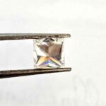 2.50 Cts Certified Princess Cut 7 MM Lab Grown Diamond Solitaire WATCH VIDEO