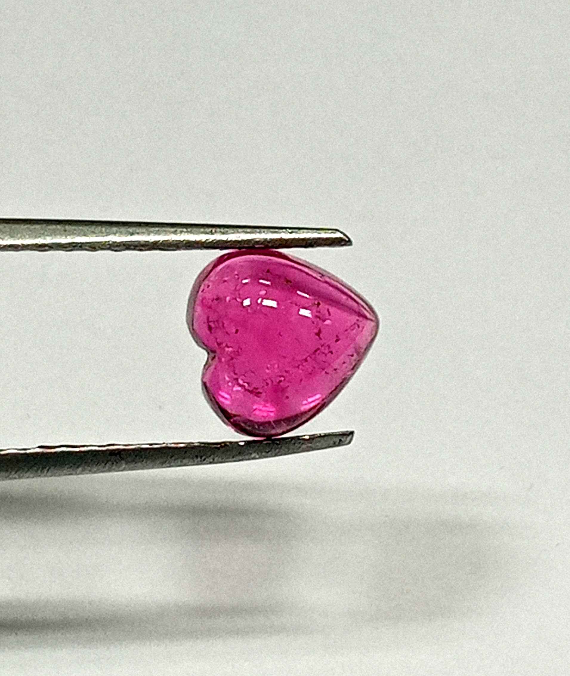 9_eb09c2fe-7876-476e-8a08-fddf713cb678 2.30 Cts Certified Natural Sri Lanka Red Ruby Gemstone Heart Shape 7.9*7.9 MM R412