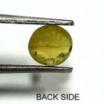 1.59 Cts Natural Chrysoberyl Cats Eye Gemstone Oval Cabochon 7.3*6.7 MM CE81 Sri Lanka Kanak Khet
