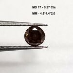 0.27 Cts Moissanite Diamond Round Cut