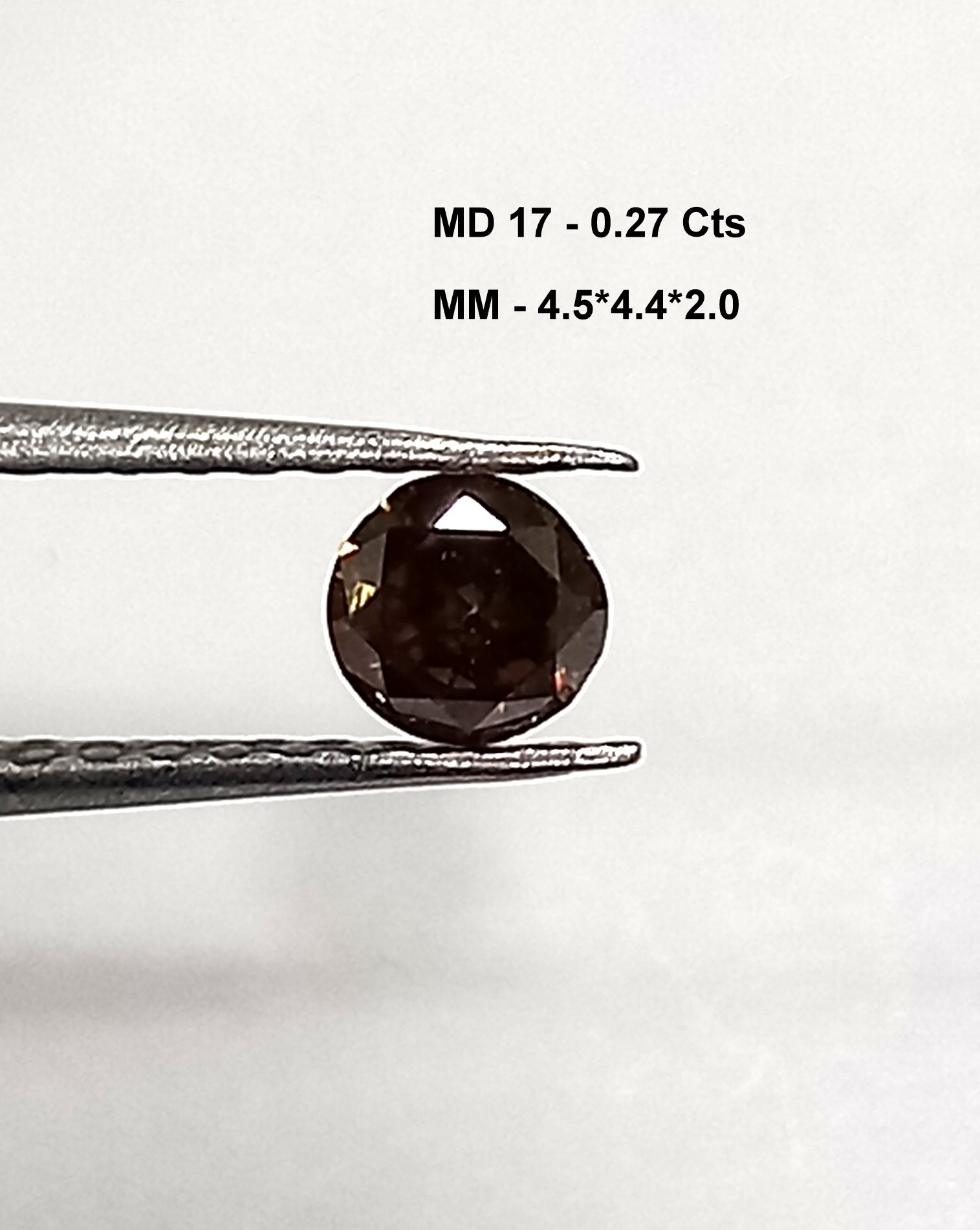 0.27 Cts Moissanite Diamond Round Cut