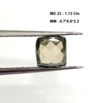 1.13 Cts Natural Moissanite Diamond Cushion Cut 6.7*6.6 MM MD23