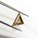 0.75 Cts Moissanite Diamond Natural Triangle Cut 6.6*7.7 MM MD24