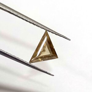 0.75 Cts Moissanite Diamond Natural Triangle Cut 6.6*7.7 MM MD24