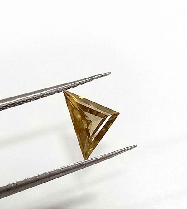 0.75 Cts Moissanite Diamond Natural Triangle Cut 6.6*7.7 MM MD24