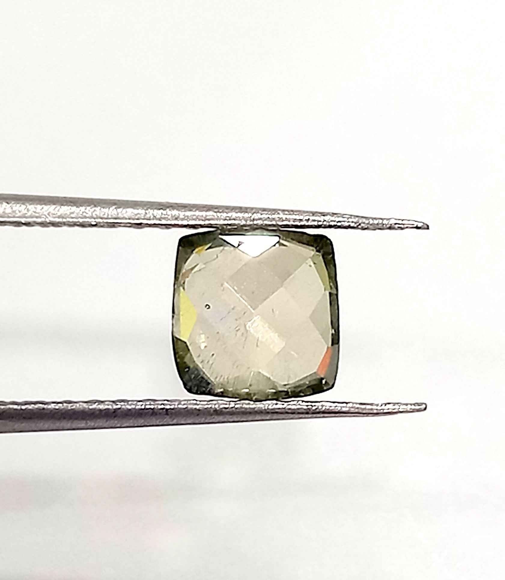 1.13 Cts Natural Moissanite Diamond Cushion Cut 6.7*6.6 MM MD23