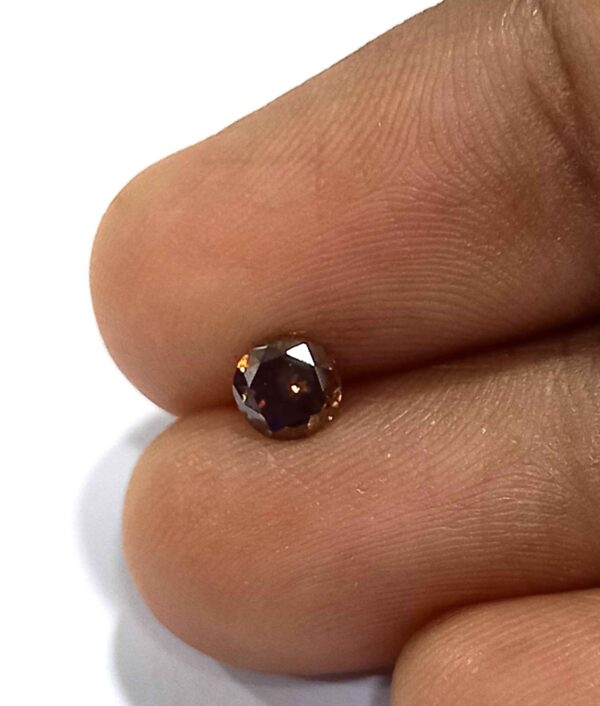 0.27 Cts Round Cut Natural Moissanite Diamond 4.5*4.4 MM MD17