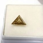 0.75 Cts Moissanite Diamond Natural Triangle Cut 6.6*7.7 MM MD24