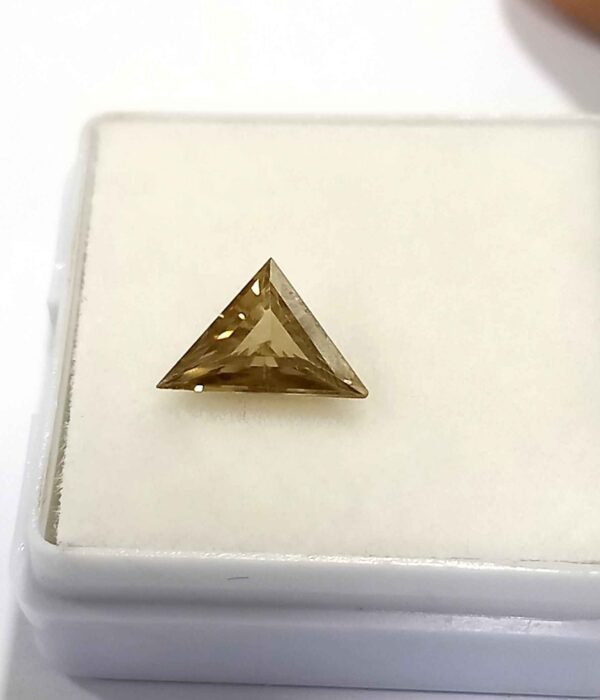0.75 Cts Moissanite Diamond Natural Triangle Cut 6.6*7.7 MM MD24
